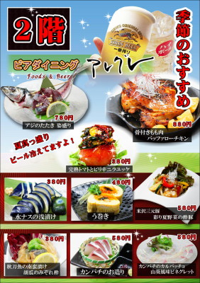 Ｈ29・8・2・アレグレ夏のおすすめＢ4